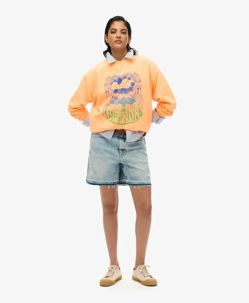 Psych Surf Loose Crew Sweatshirt
