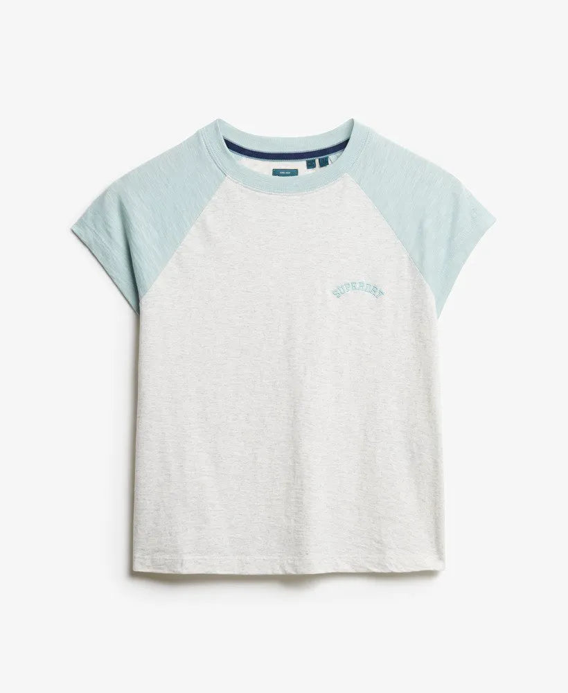 Organic Cotton Essential Logo Raglan T-Shirt