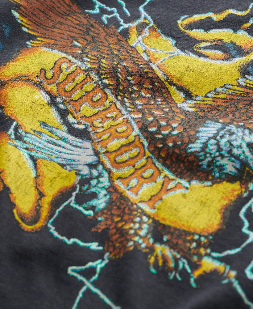 Biker Rock Graphic Relaxed T-Shirt