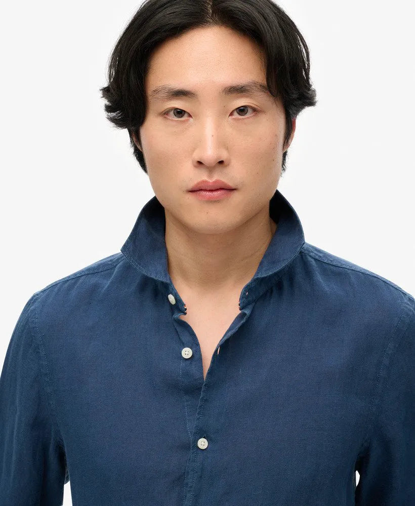 Vacation Long Sleeved Linen Shirt