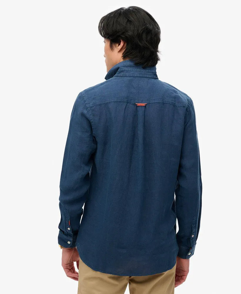 Vacation Long Sleeved Linen Shirt