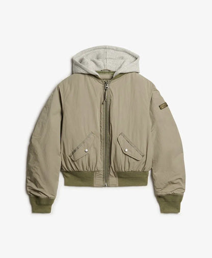 Hooded MA1 Bomber Jacket