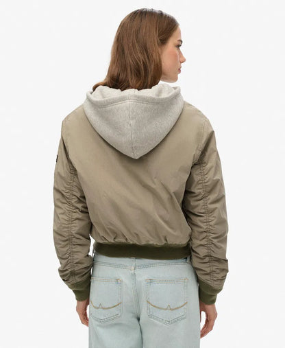 Hooded MA1 Bomber Jacket