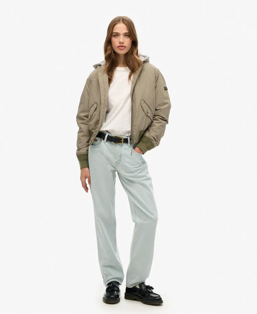 Hooded MA1 Bomber Jacket