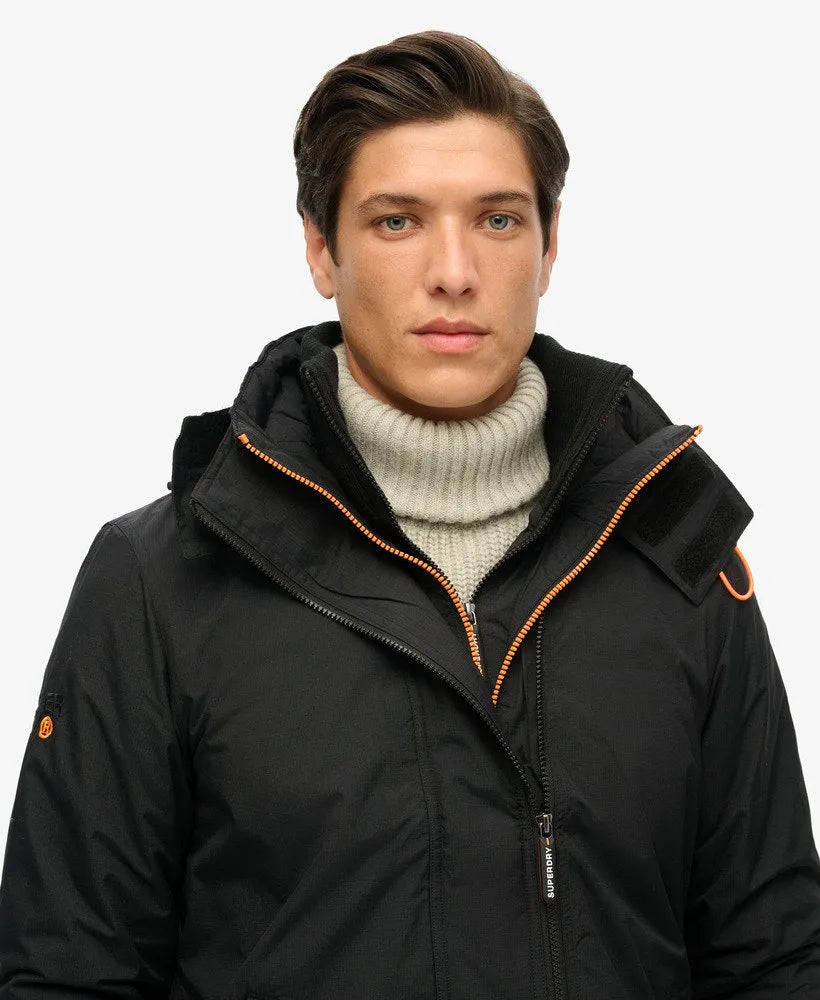 BLACK/FLURO ORANGE