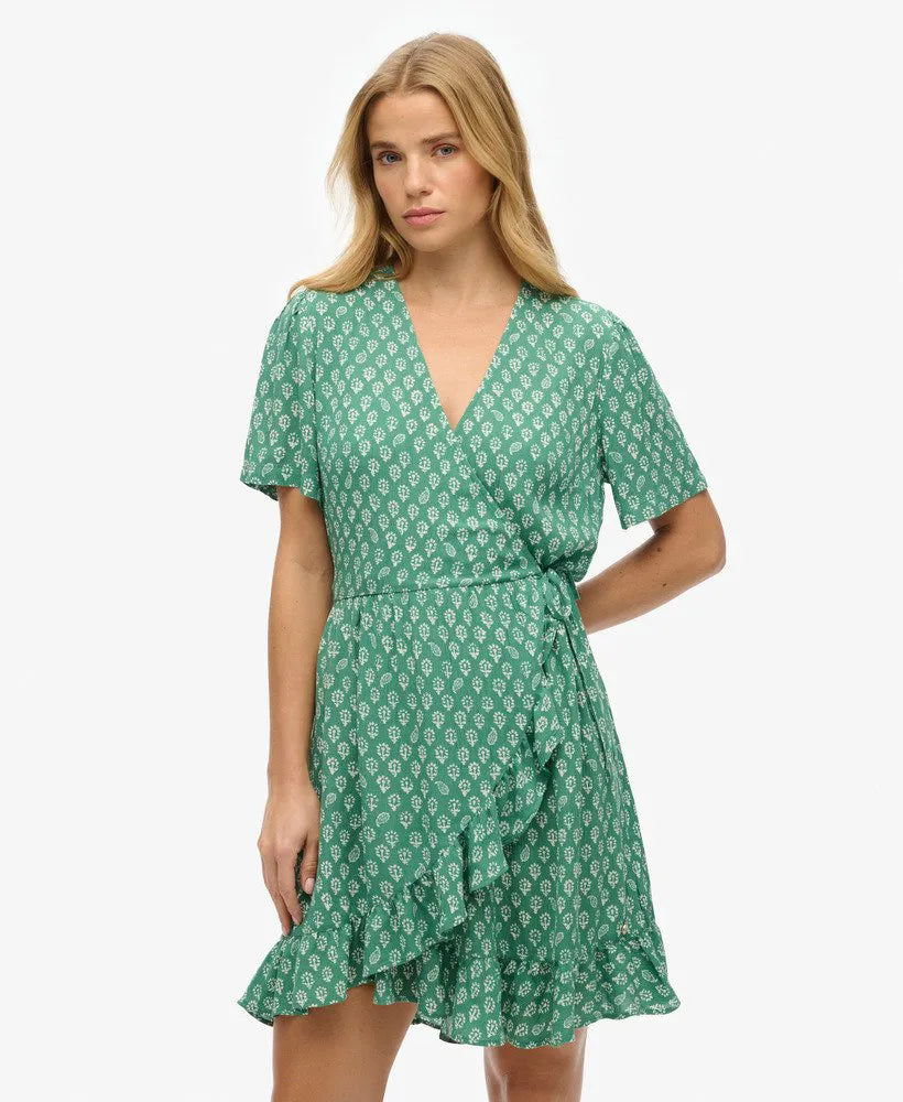 Floral Block Green