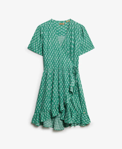 Floral Block Green