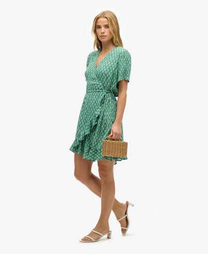 Floral Block Green