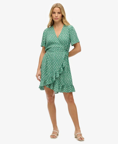 Floral Block Green