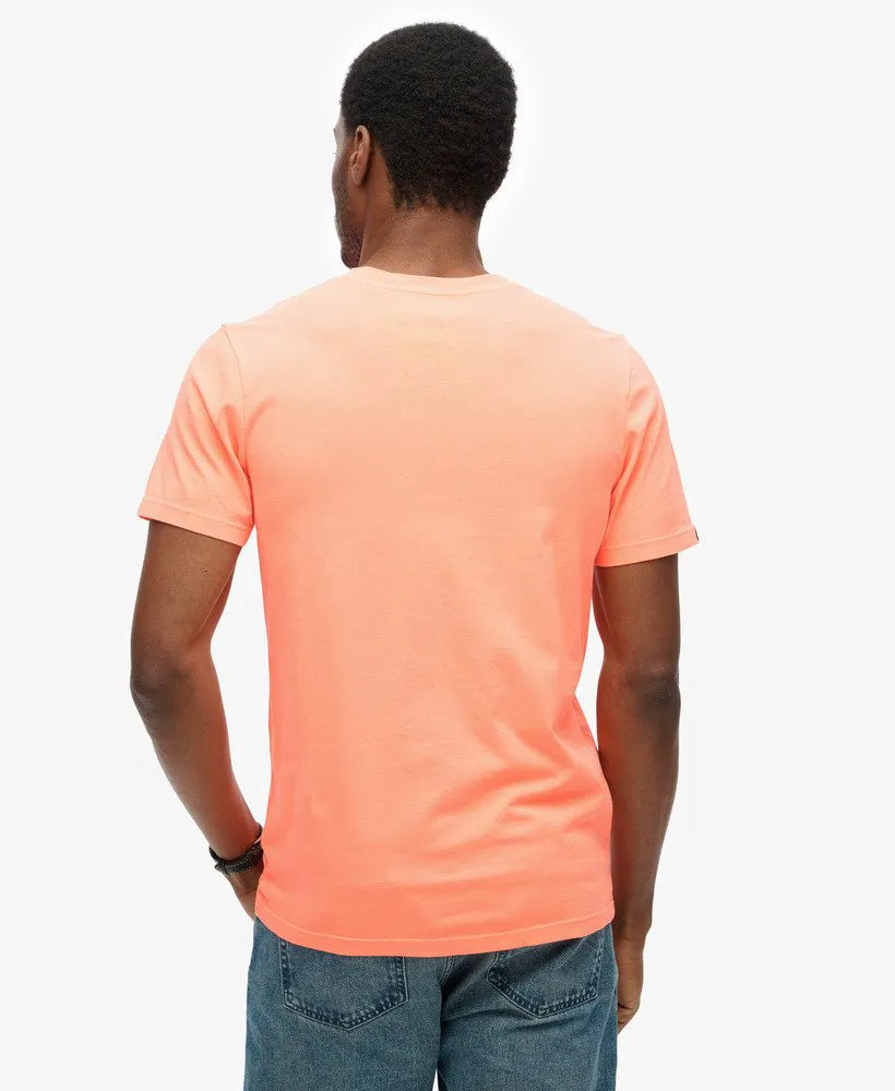 Washed Dry Fluro Orange