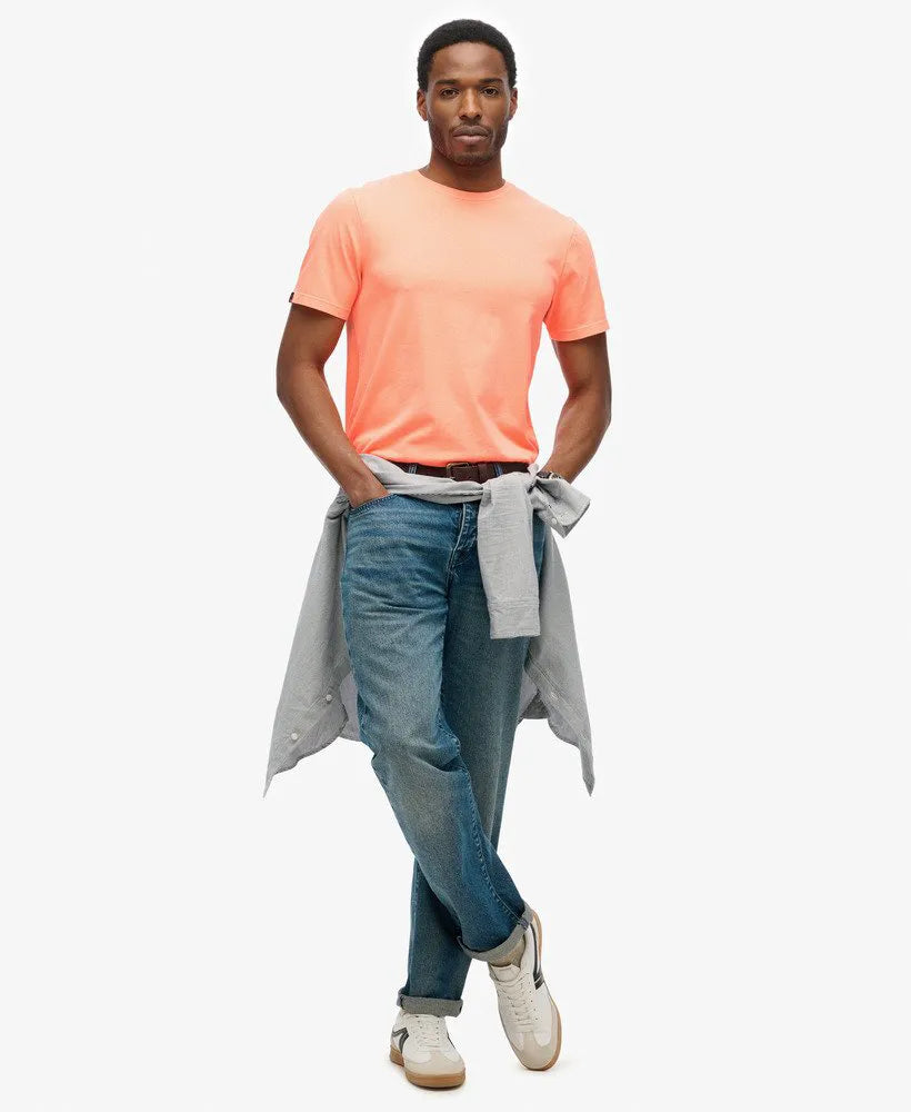 Washed Dry Fluro Orange