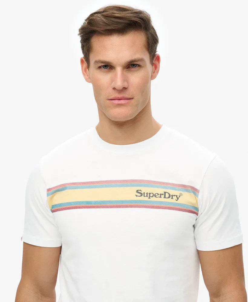 Venue Logo Stripe Relaxed T-Shirt