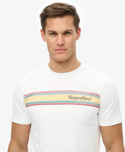 Venue Logo Stripe Relaxed T-Shirt