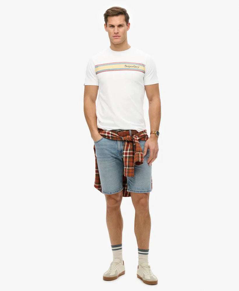 Venue Logo Stripe Relaxed T-Shirt