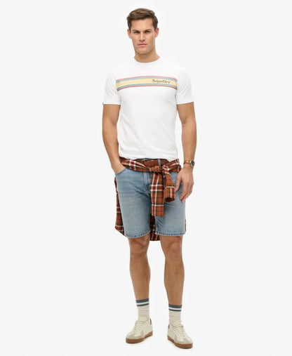 Venue Logo Stripe Relaxed T-Shirt