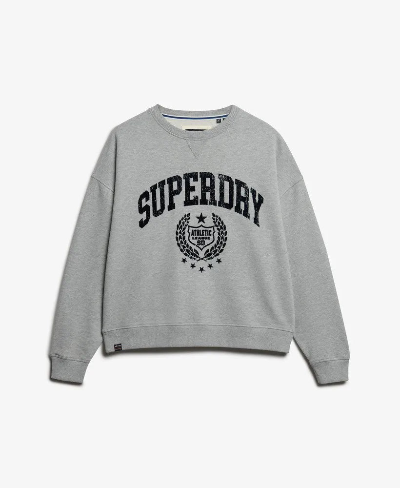 Athletic Relaxed Flock Sweatshirt