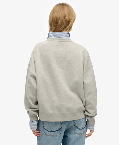 Athletic Relaxed Flock Sweatshirt