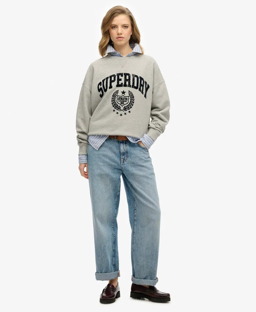 Athletic Relaxed Flock Sweatshirt