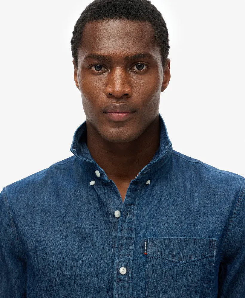Essential Long Sleeve Denim Shirt