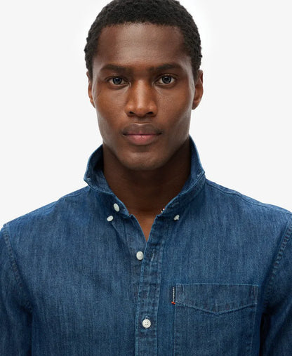 Essential Long Sleeve Denim Shirt