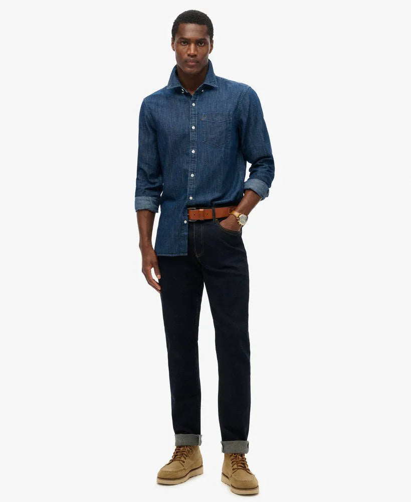Essential Long Sleeve Denim Shirt