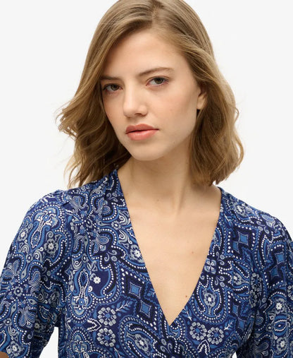Paisley Bandana Navy
