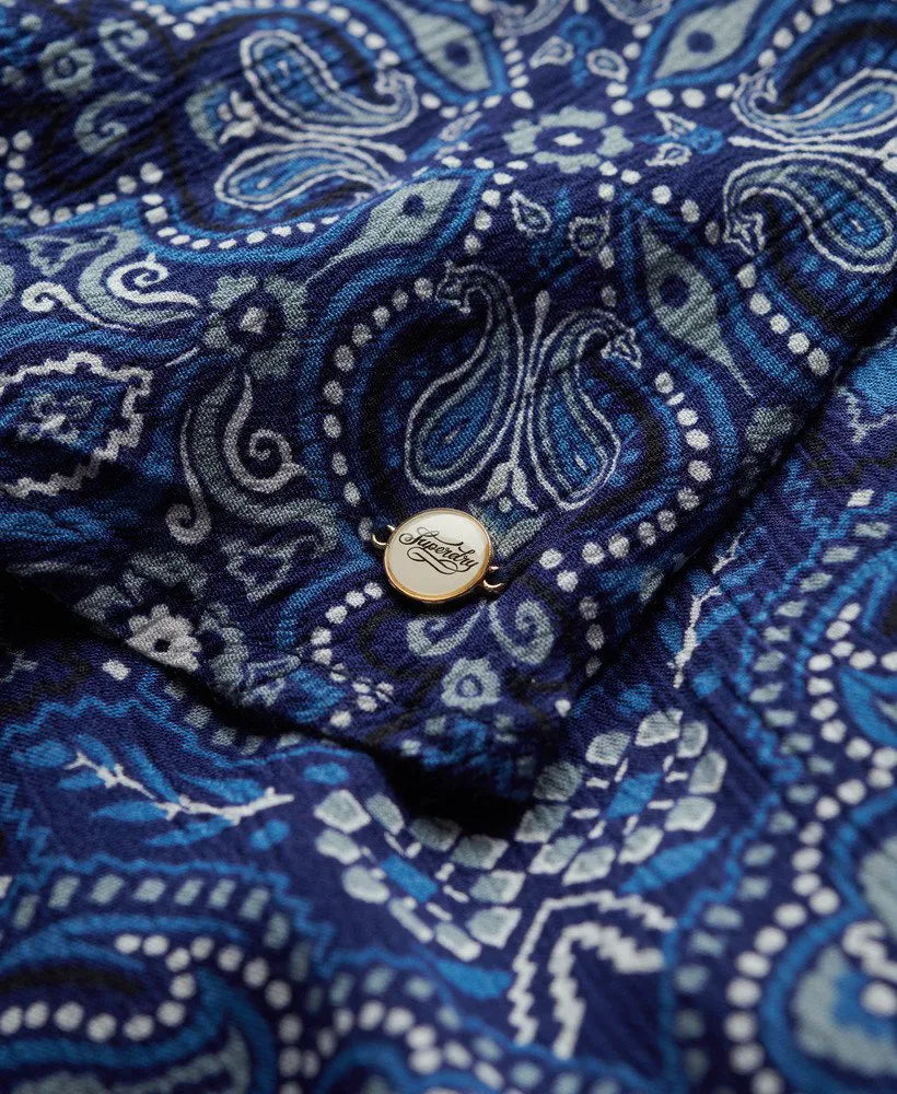 Paisley Bandana Navy