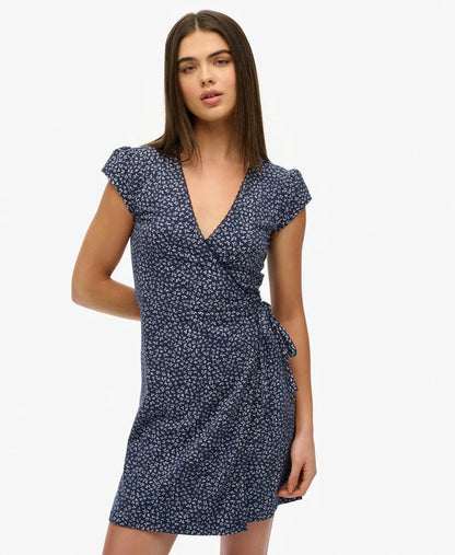Navy Ditsy
