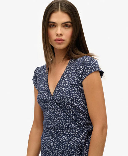Navy Ditsy