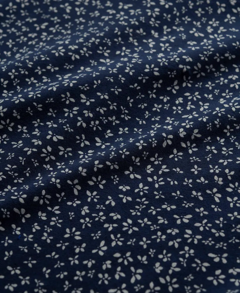 Navy Ditsy