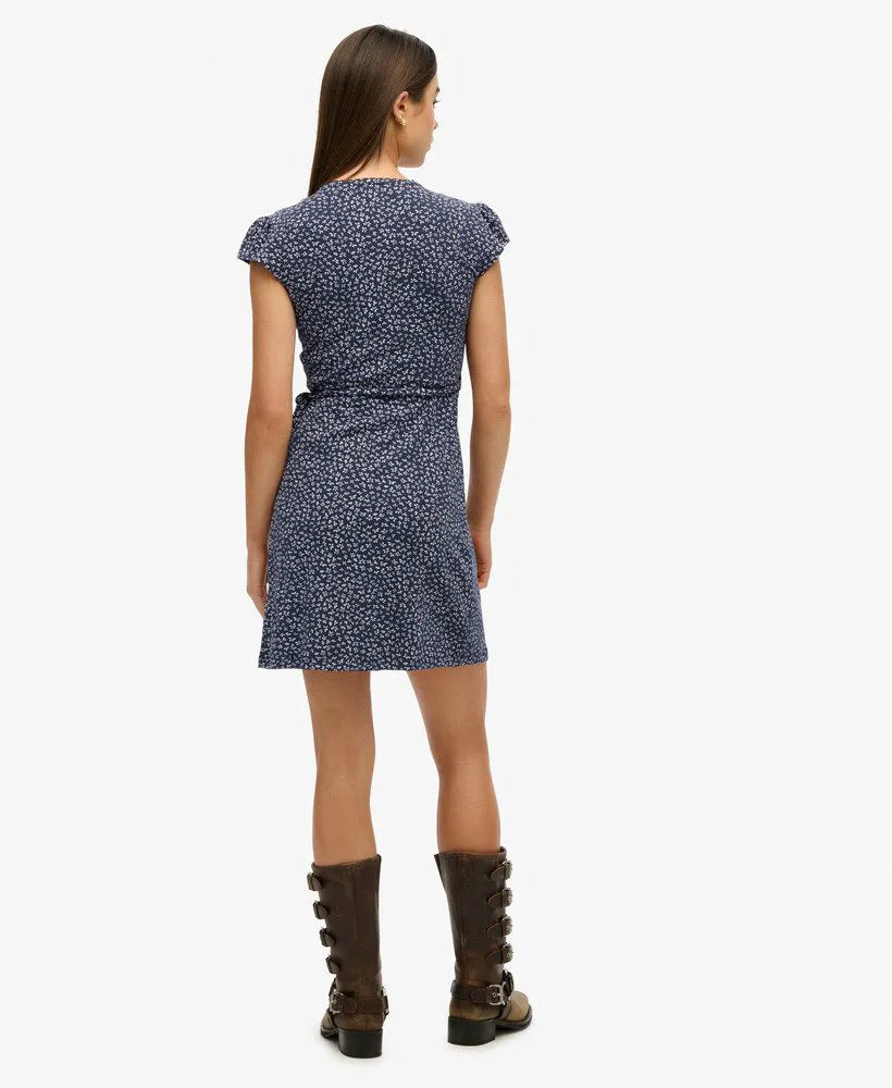 Navy Ditsy