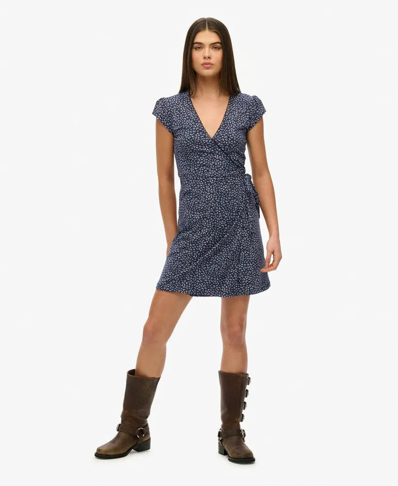 Navy Ditsy