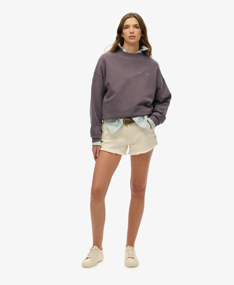 Old School Tattoo Oversized Crew Sweatshirt