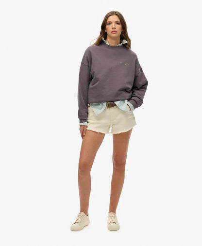 Old School Tattoo Oversized Crew Sweatshirt