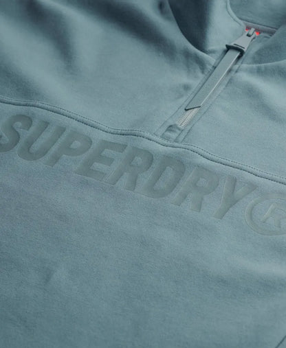 Active Tech Logo Relaxed Half Zip Sweatshirt