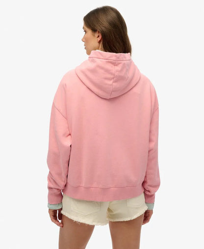 Vintage Logo Rhinestone Hoodie