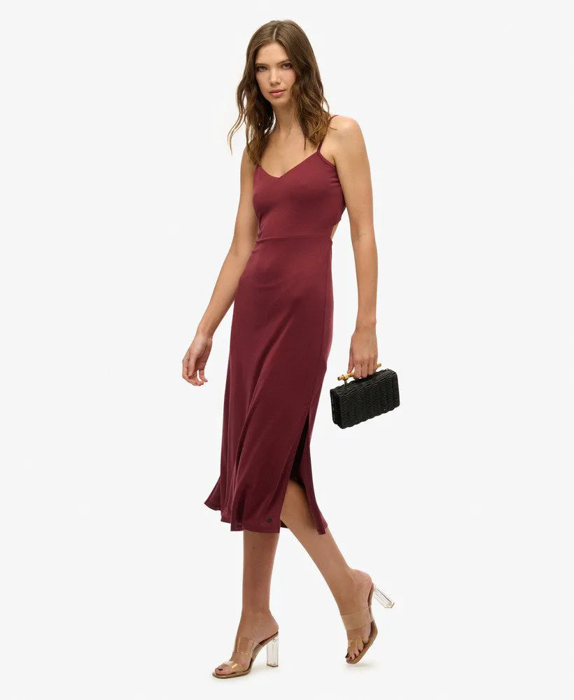 Jersey Open Back Dress