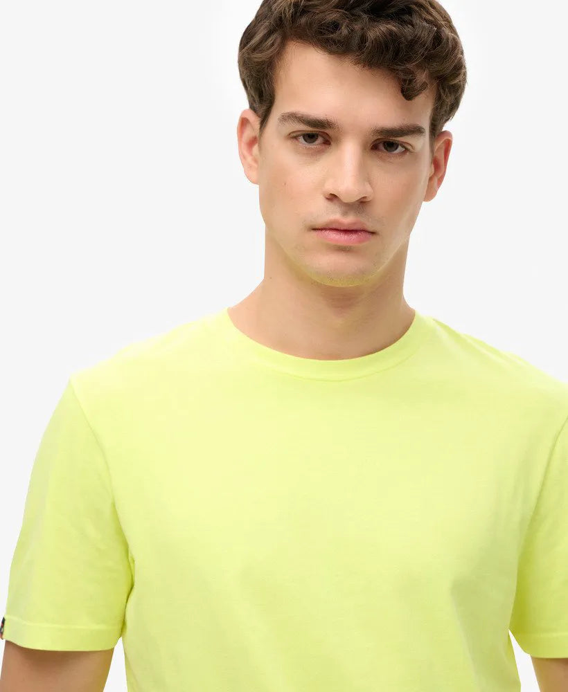 Washed Dry Fluro Yellow