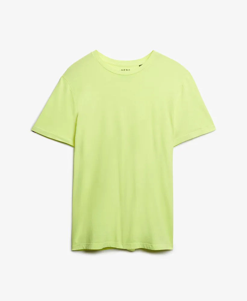 Washed Dry Fluro Yellow