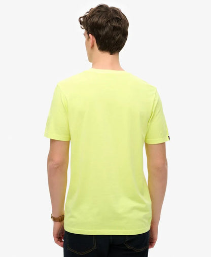 Washed Dry Fluro Yellow