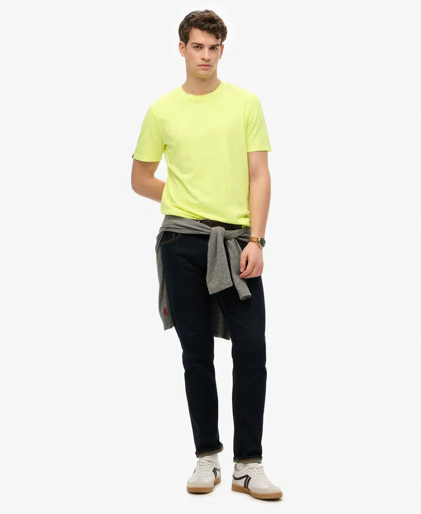 Washed Dry Fluro Yellow