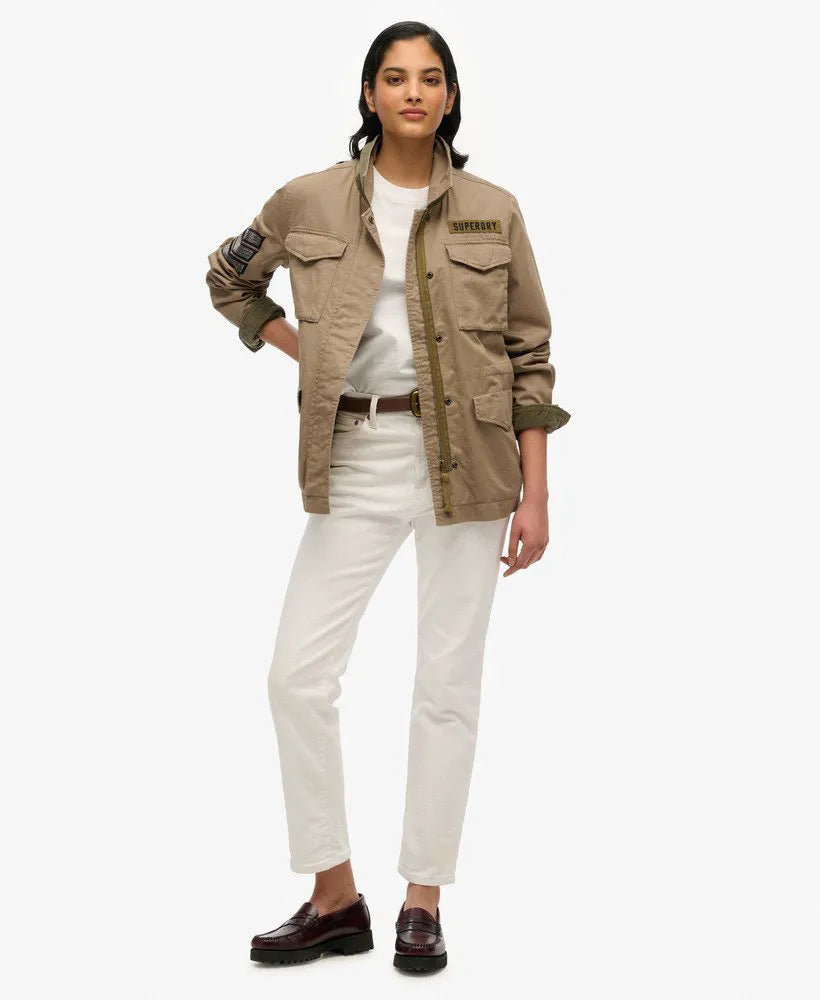 Embellished M65 Military Jacket