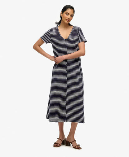 Navy Optic Stripe