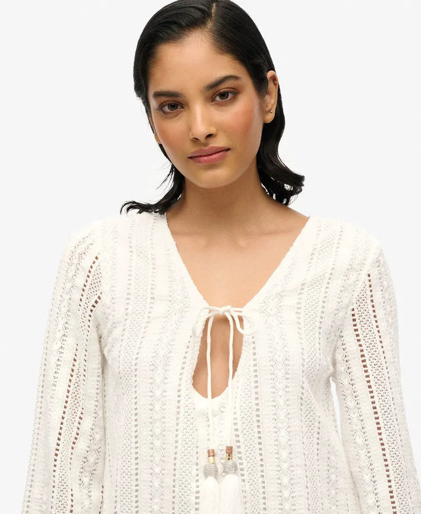 Ibiza Lace Mini Dress