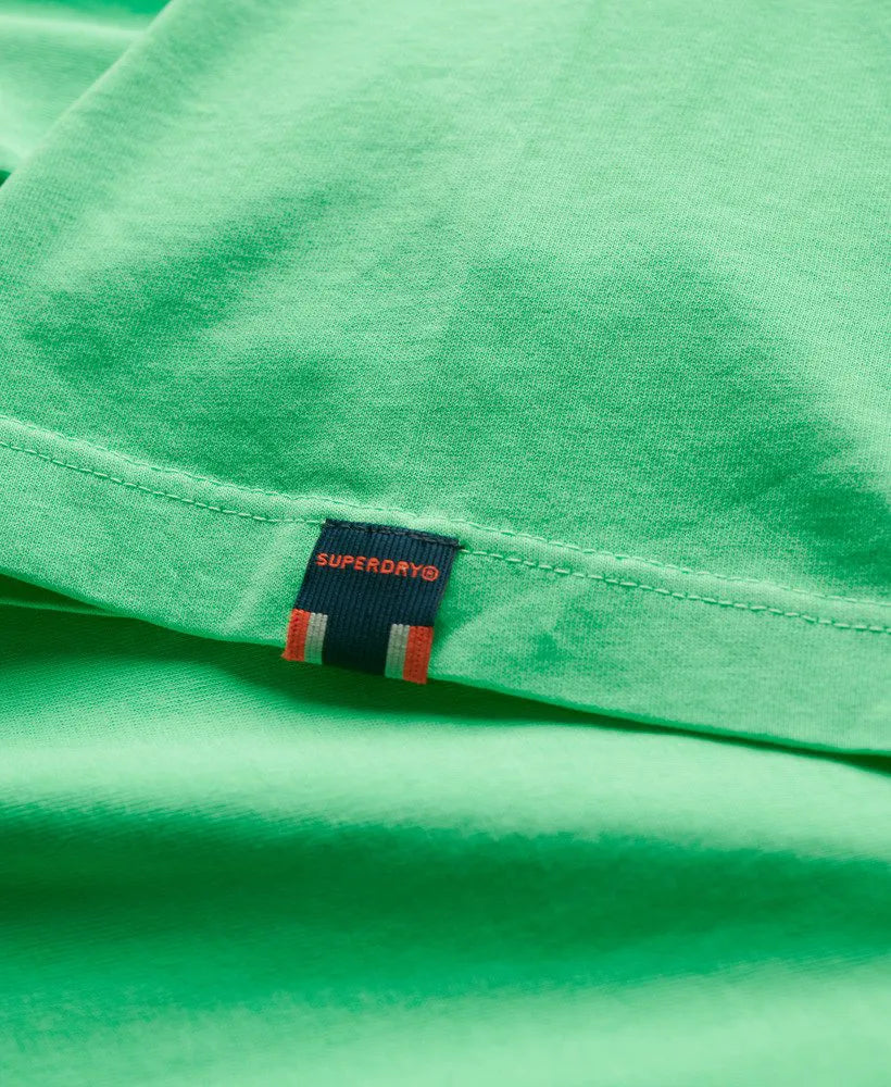 Washed Dry Fluro Lime