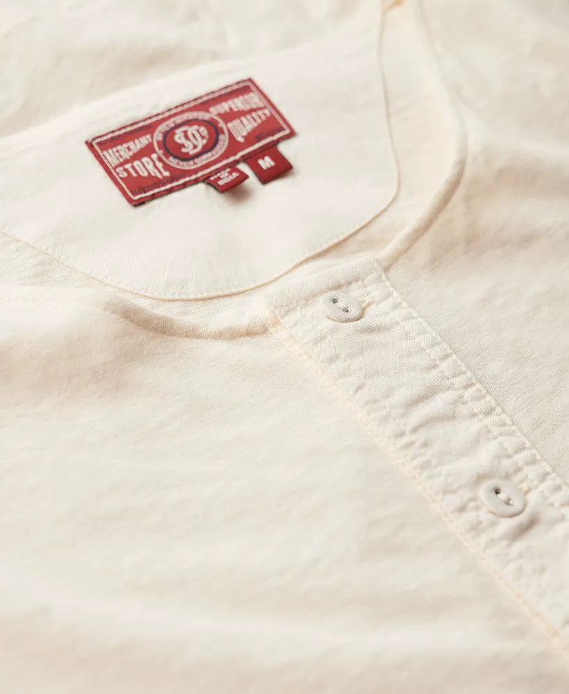 The Merchant Store - Short Sleeve Henley Top