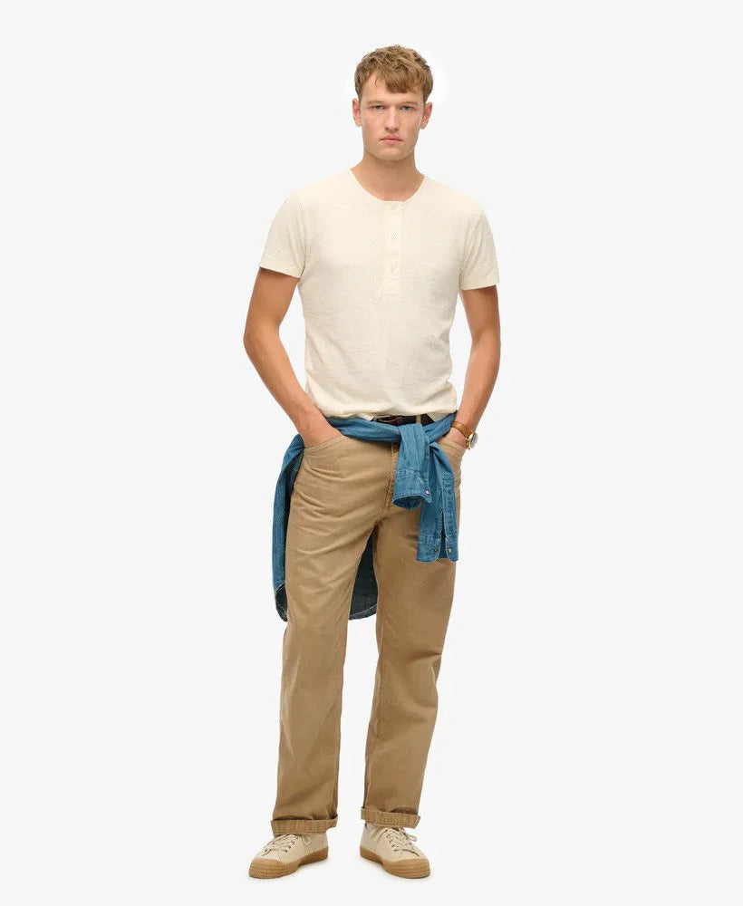 The Merchant Store - Short Sleeve Henley Top