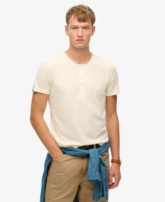 The Merchant Store - Short Sleeve Henley Top
