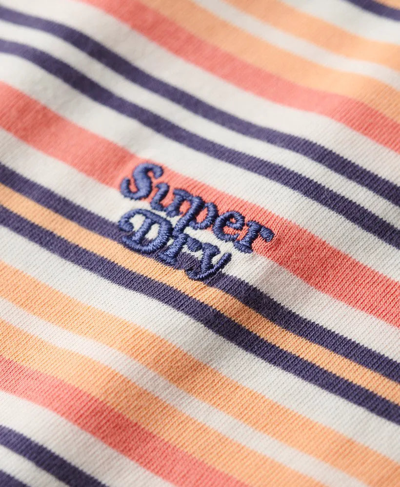 Sunset Coral Stripe