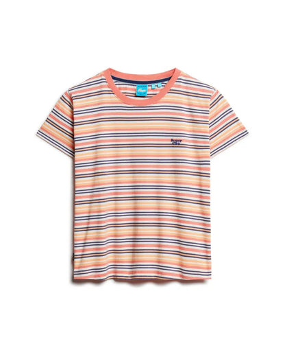 Sunset Coral Stripe